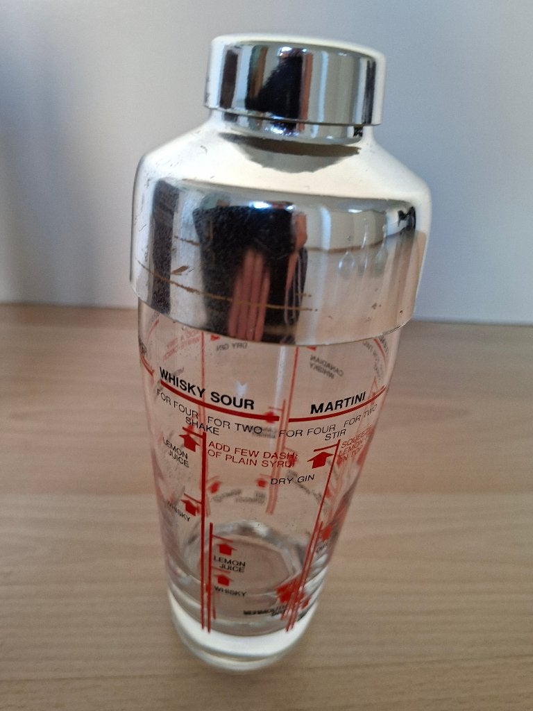 Vintage Saivo Firenze Cocktailshaker (Jaren '70), Antiek en Kunst, Ophalen of Verzenden