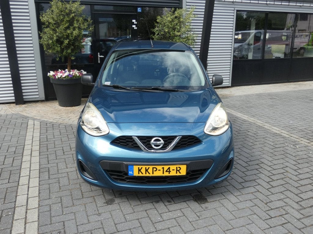 Nissan Micra 1.2 Visia Airco| Eleck. pakket|, Auto's, Nissan, Voorwielaandrijving, Euro 5, Gebruikt, Blauw