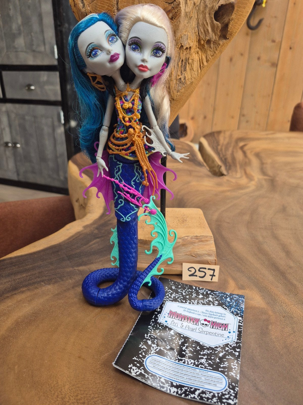 Monster High Peri & Pearl Serpentine pop, Ophalen of Verzenden, Zo goed als nieuw, Overige typen