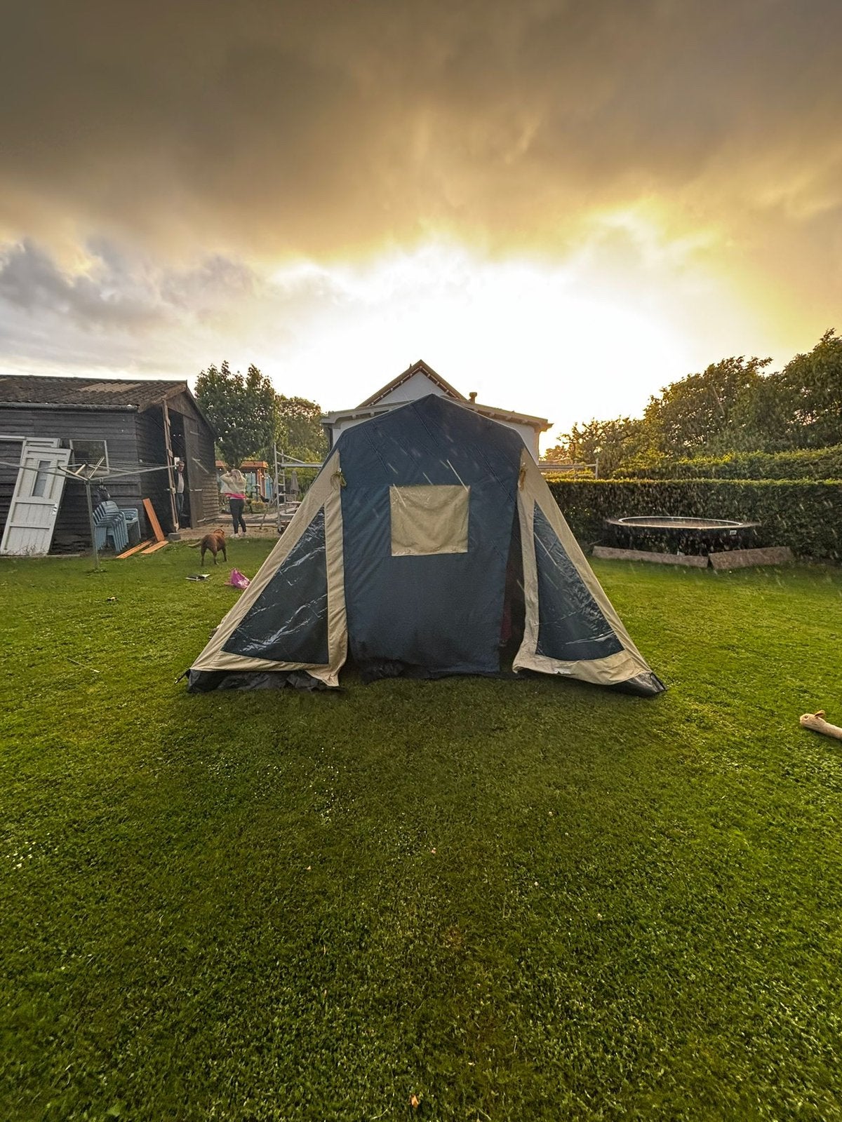 Karsten tent 2,5 persoons, Caravans en Kamperen, Tenten, Ophalen of Verzenden, Gebruikt, Tot en met 3