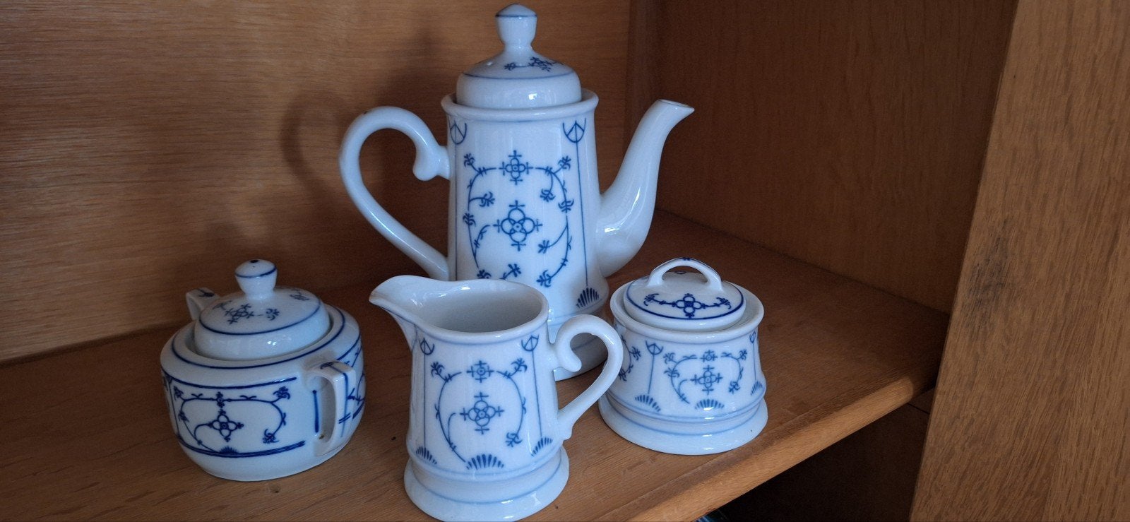 Blau Saks theeservies - 5delig, Ophalen of Verzenden
