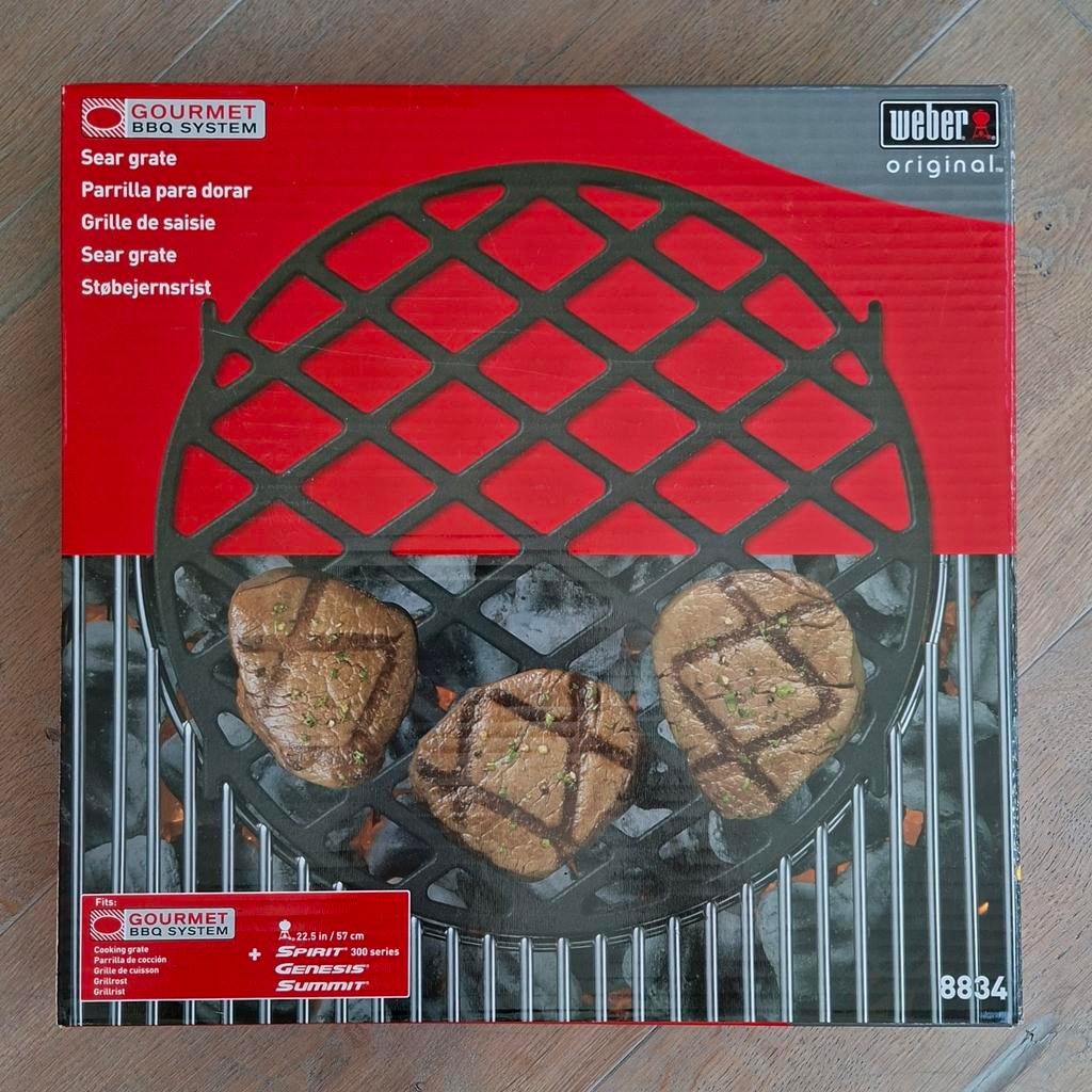 Weber Gourmet BBQ System Sear Grate - Nieuw, Tuin en Terras, Ophalen of Verzenden, Nieuw, Weber