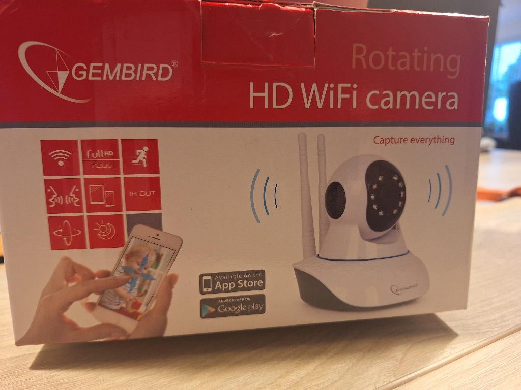Gembird HD Wifi camera, Ophalen, Zo goed als nieuw, Binnencamera