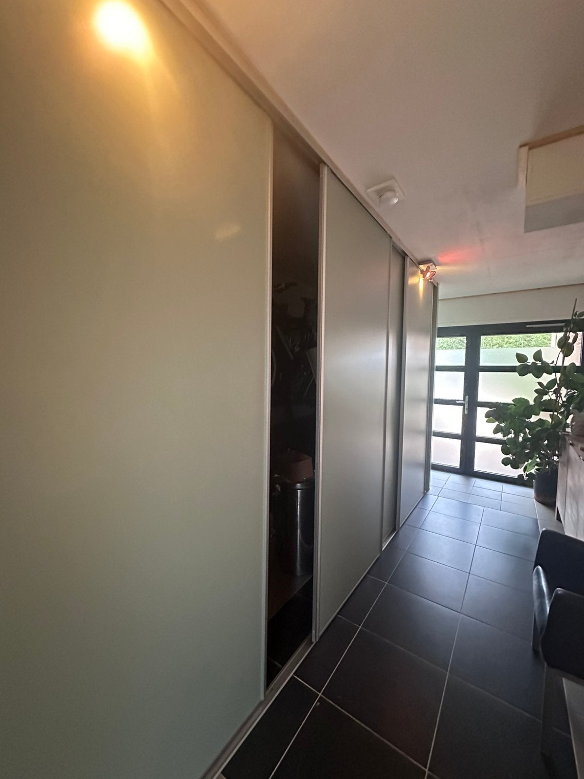 5-deurs schuifwand met aluminium frame en softclose, Huis en Inrichting, Ophalen, 100 tot 150 cm, 200 cm of meer, Zo goed als nieuw