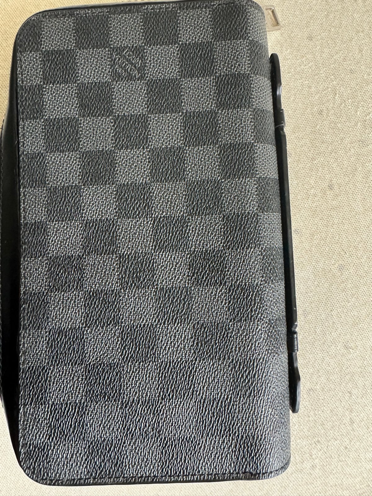 Louis Vuitton Damier Graphite Zippy Organizer Portemonnee, Ophalen of Verzenden, Gebruikt, Zwart, Overige merken