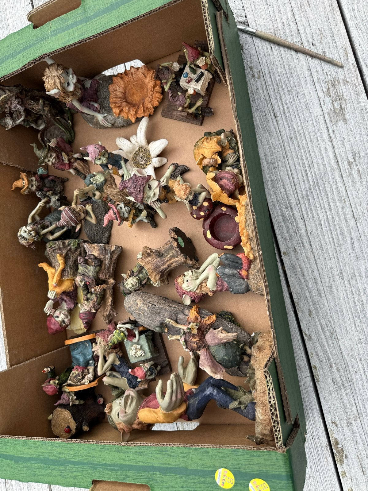Grote verzameling Pixies/elfjes beeldjes, Ophalen of Verzenden, Gebruikt