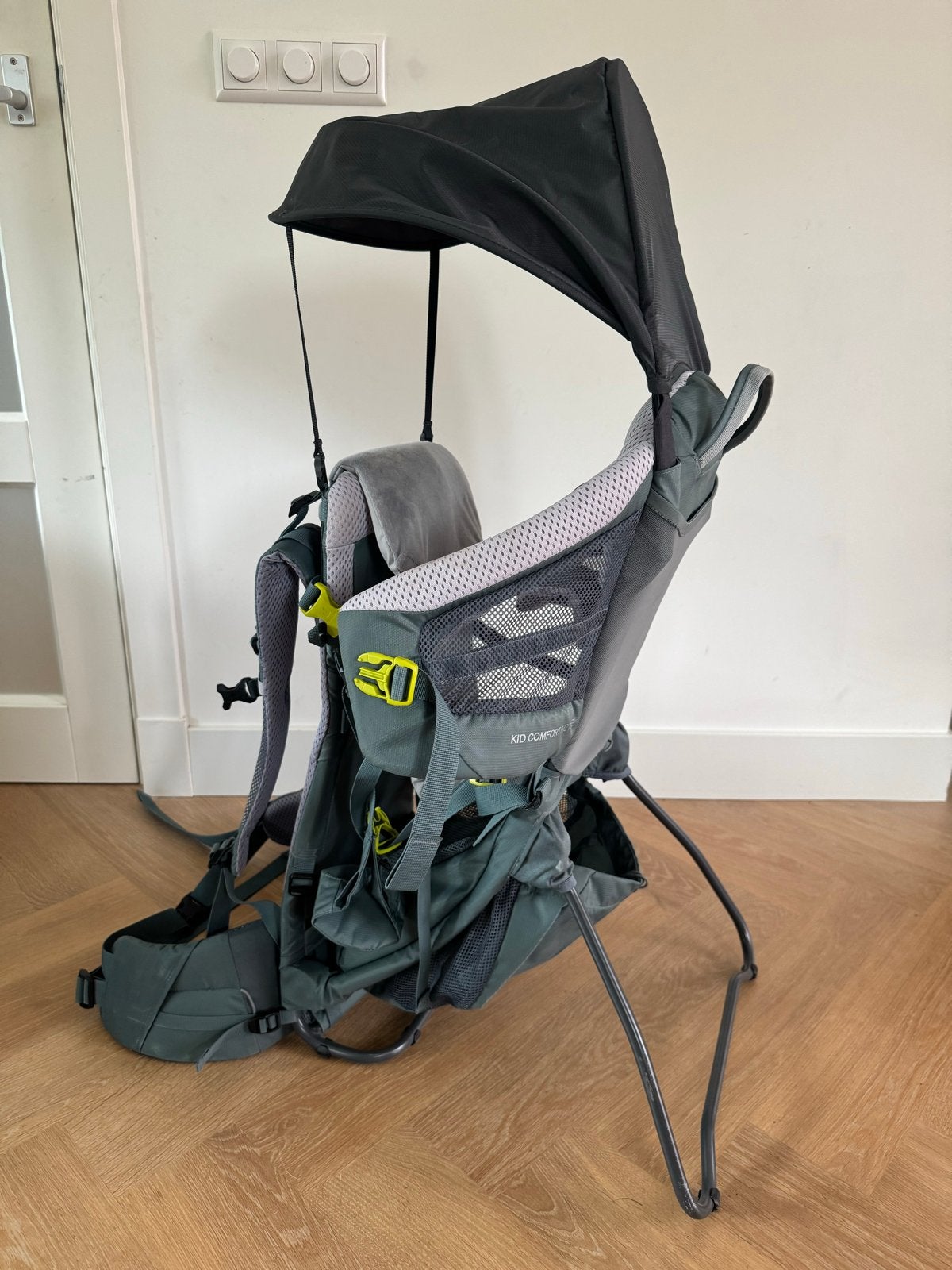 Deuter Kid Comfort Active Draagrugzak + Zonnedakje - Z.g.a.n, Kinderen en Baby's, Babydragers en Draagdoeken, Zo goed als nieuw