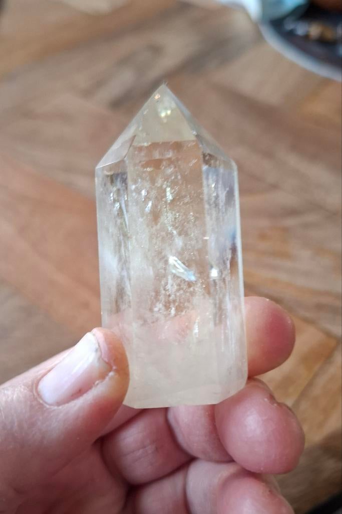 Schitterende punt bergkristal, Ophalen of Verzenden, Mineraal
