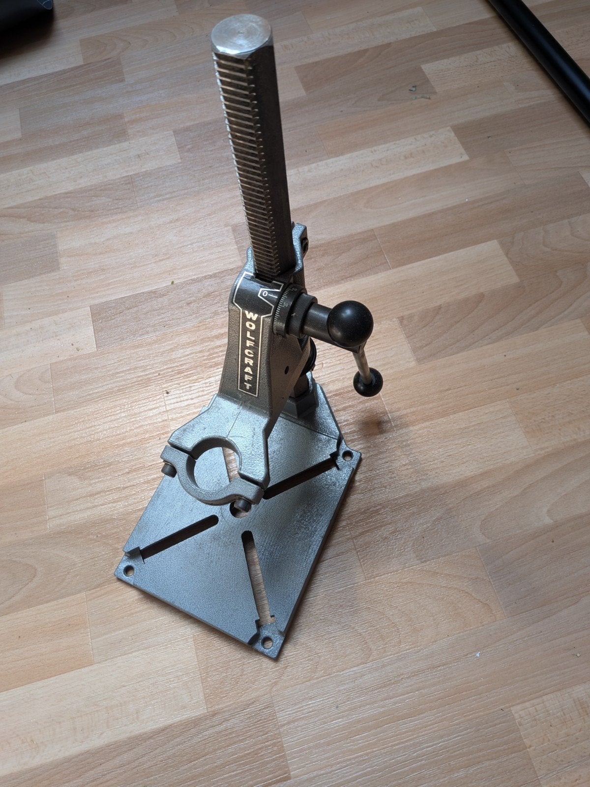 Wolfcraft Boorstandaard 3400 - Z.G.A.N. in originele doos, Ophalen of Verzenden, Zo goed als nieuw, Kolomboormachine
