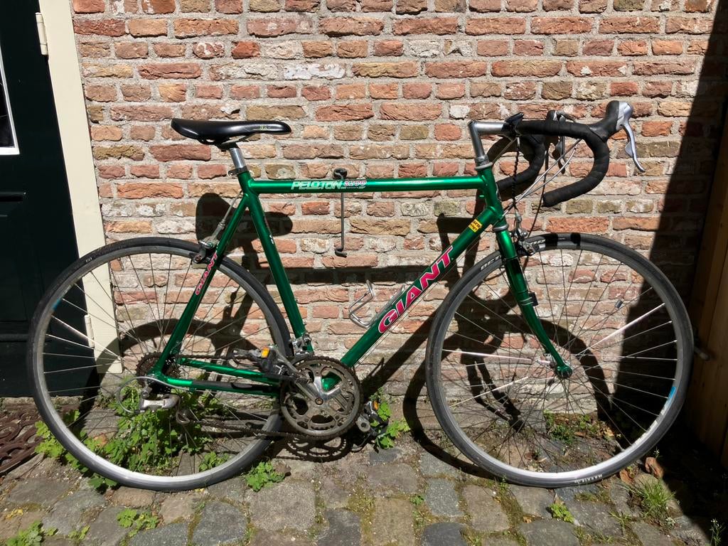Giant Peloton 8200 Sports racefiets, Fietsen en Brommers, Fietsen | Racefietsen, Ophalen, Gebruikt, 10 tot 15 versnellingen, Velgrem
