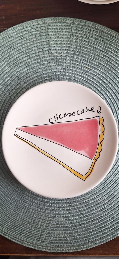 Blond gebaksbordje Cheesecake, Ophalen