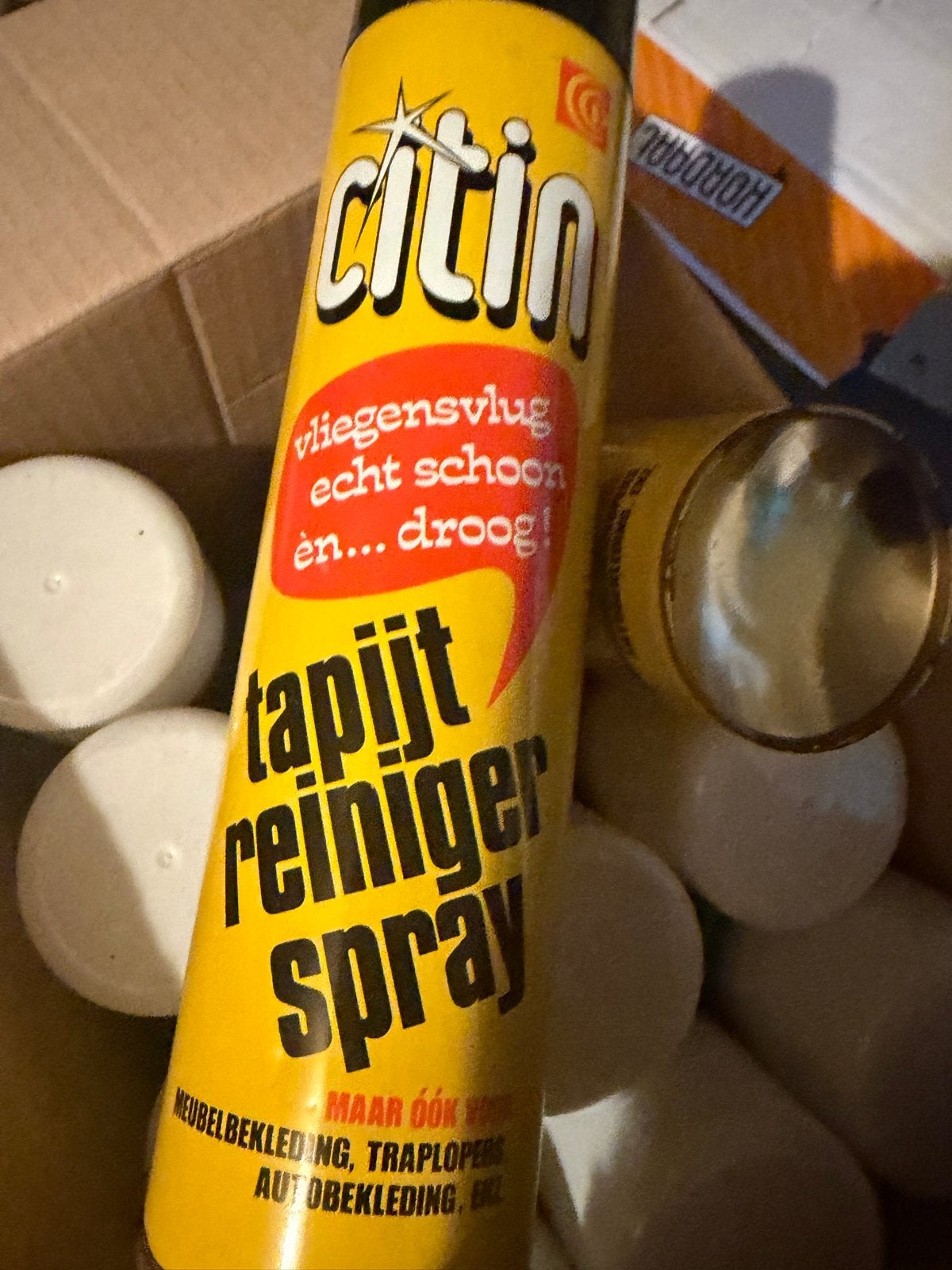 Citin Tapijtreiniger Spray - Vliegensvlug Schoon & Droog, Ophalen of Verzenden, Schoonmaakmiddel