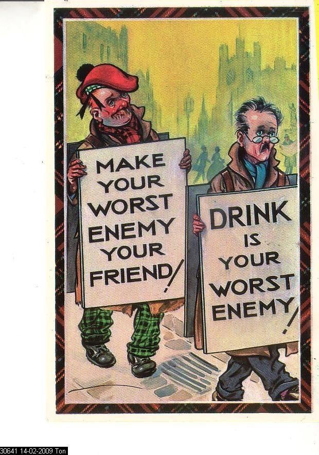 Ansichtkaart	Schotse humor, Verzenden, 1960 tot 1980, Ongelopen, Overige thema's