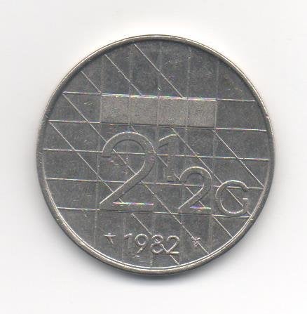 Rijksdaalder Beatrix periode, Ophalen of Verzenden, Koningin Beatrix, 2½ gulden, Losse munt