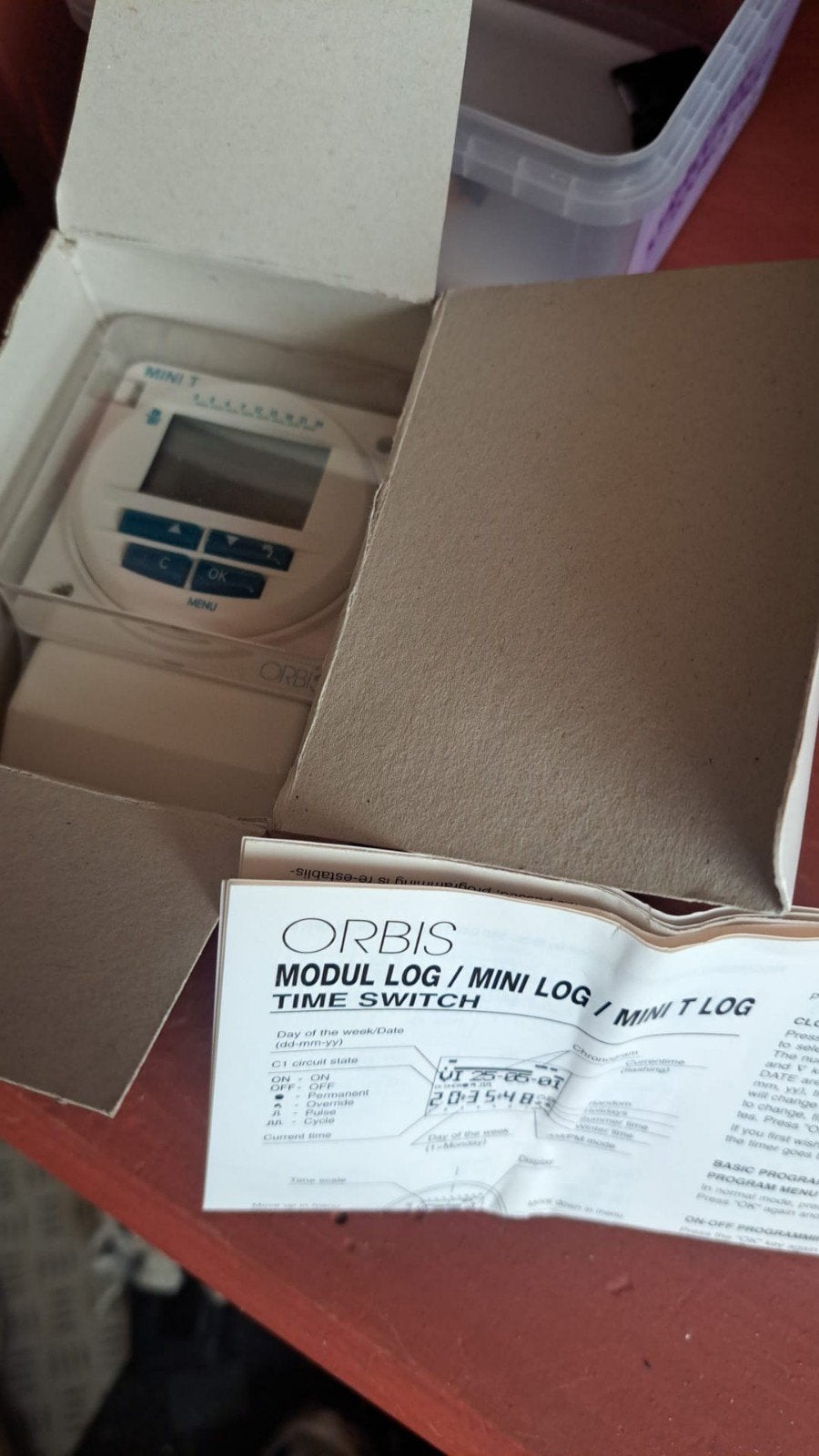 Orbis Mini T Modul Log Tijdklok - Nieuw in doos, Hobby en Vrije tijd, Ophalen of Verzenden, Nieuw