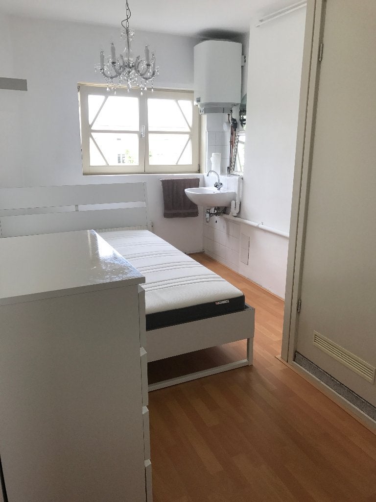 IKEA bed, Ophalen, Gebruikt, Wit, Tweepersoons