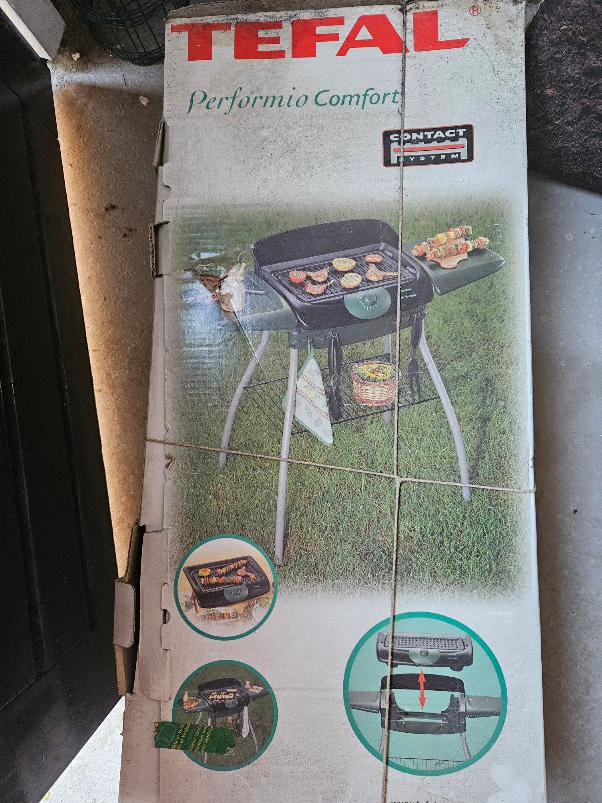 Tefal Performio Comfort Contact System BBQ, Ophalen of Verzenden, Gebruikt, Tefal