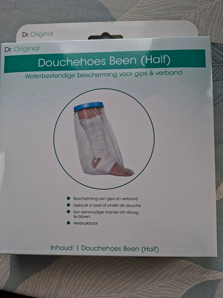 Douchehoes been (half), Diversen, Ophalen