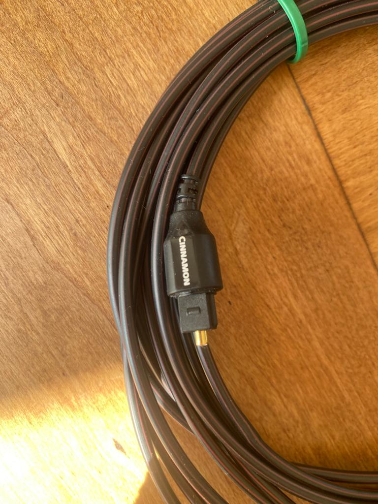 AudioQuest Cinnamon Optische Kabel - 5 meter, Ophalen of Verzenden, Zo goed als nieuw