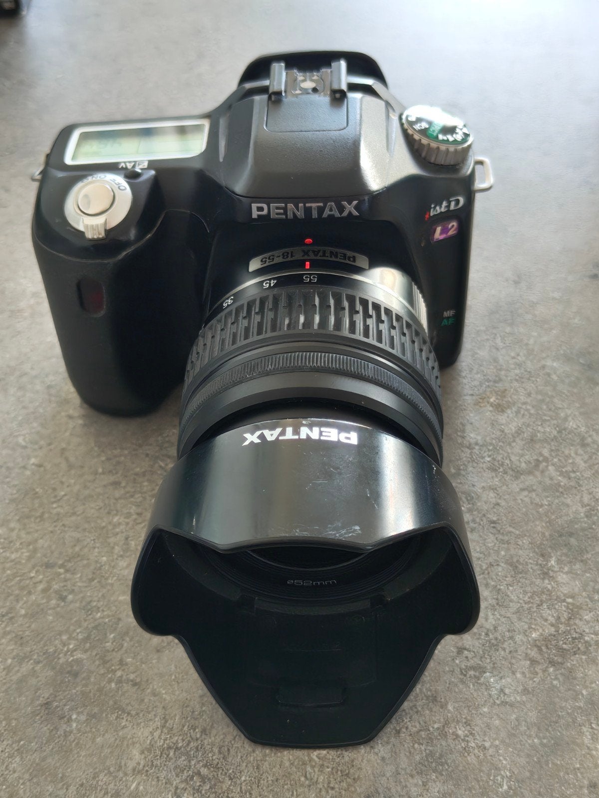 Pentax Ist-D L2 Spiegelreflexcamera met 18-55mm lens, Gebruikt, Spiegelreflex, Ophalen of Verzenden, Pentax