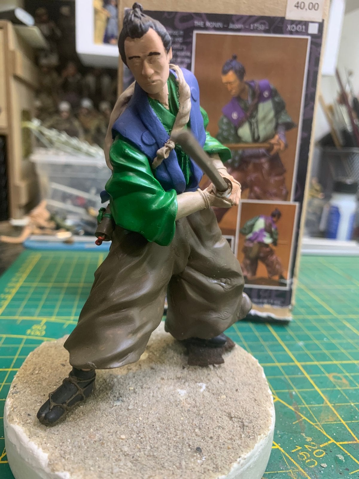 The Ronin-Japan-1750 schaal 1:16 gebouwd, Hobby en Vrije tijd, Modelbouw | Figuren en Diorama's, Ophalen of Verzenden, Gebruikt