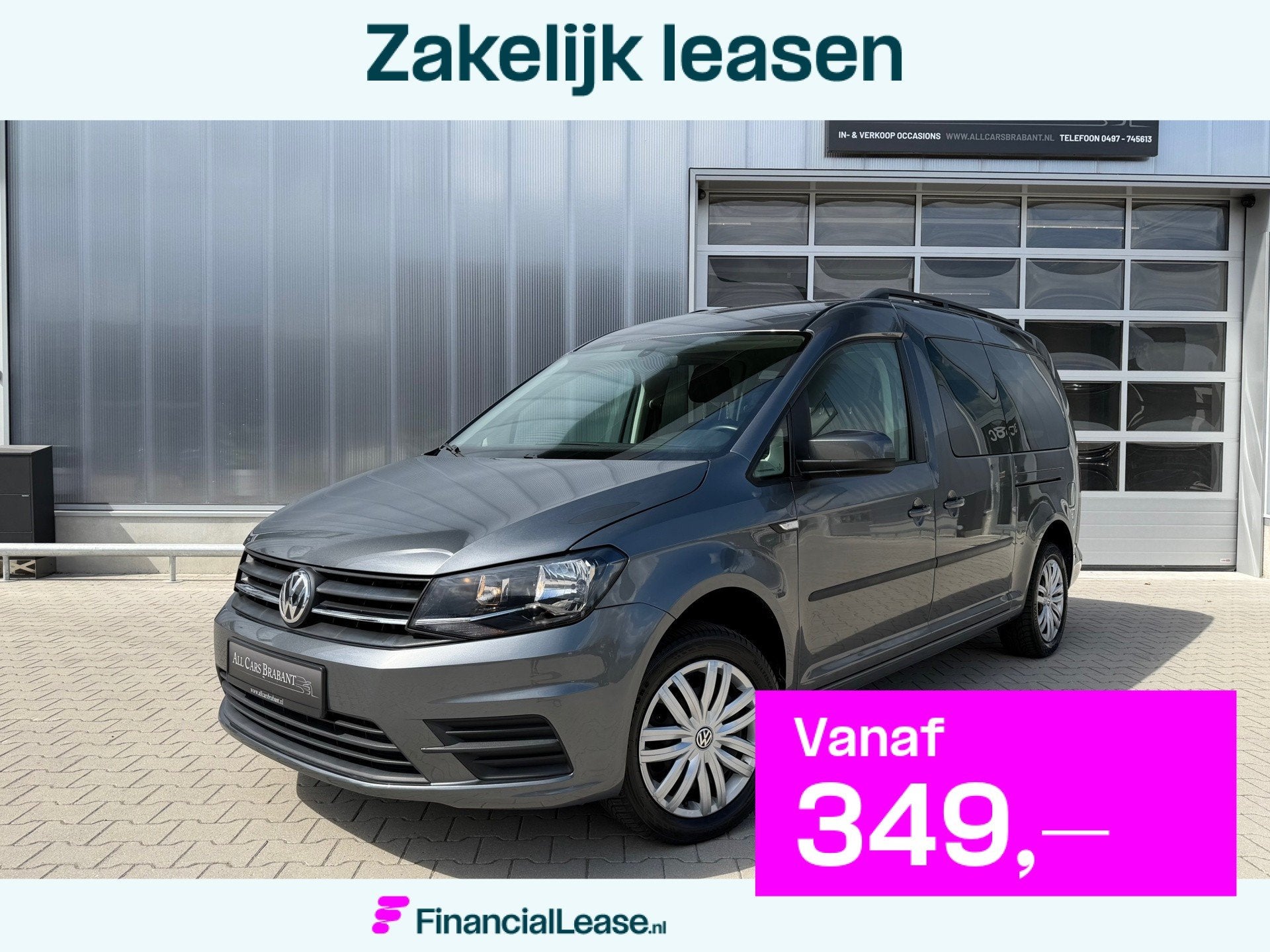 Volkswagen Caddy Maxi 1.4 TSI / 7 persoons / CarPlay/ clima, Voorwielaandrijving, Gebruikt, Zwart, 4 cilinders