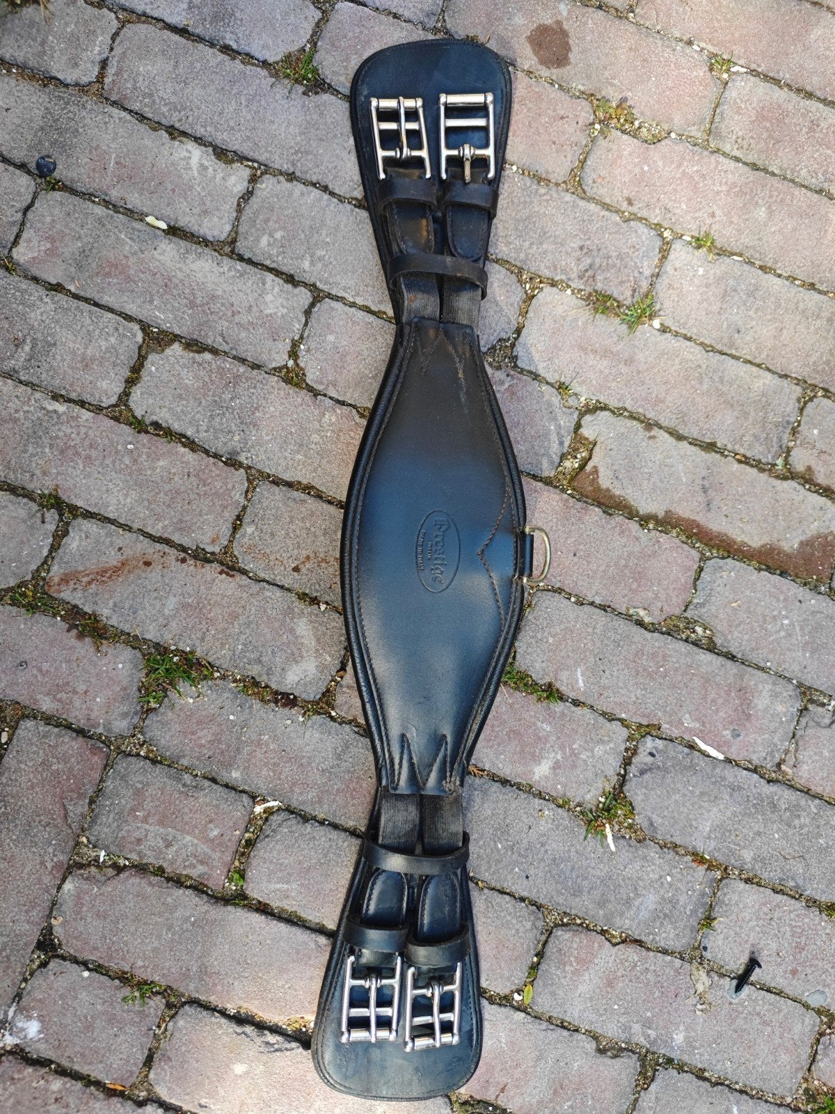 Prestige dressuursingel leer 70cm, Dieren en Toebehoren, Info@prestige.nl, Gebruikt, Prestige, Prestige straat