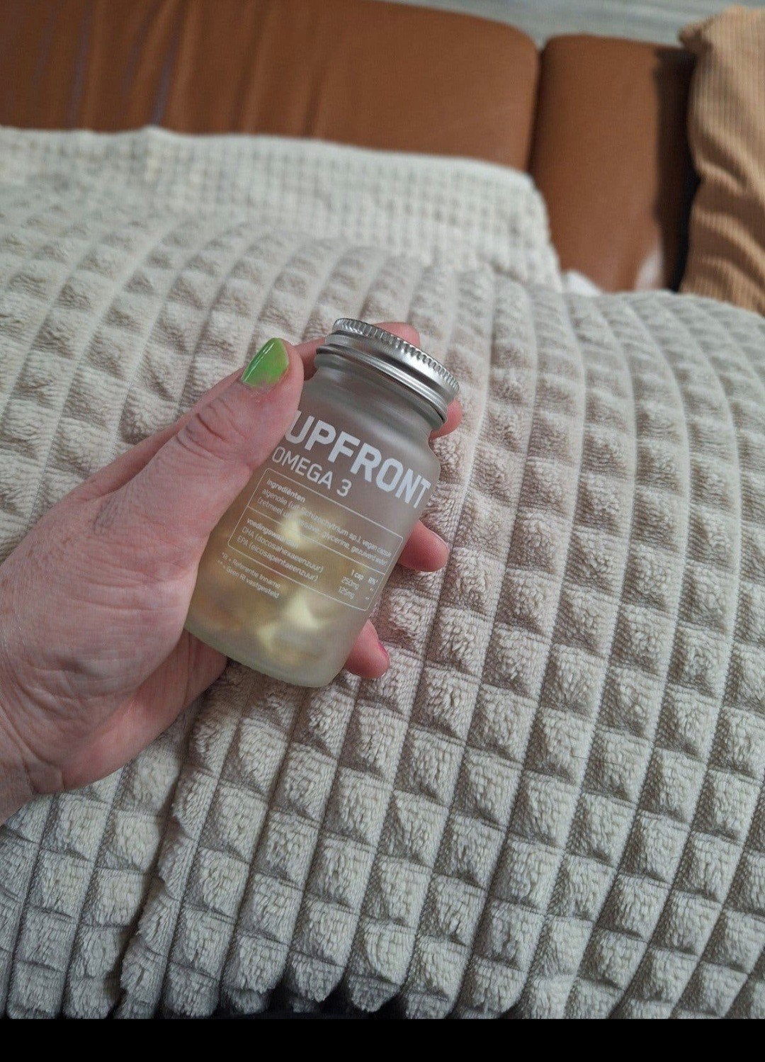 Upfront Omega 3 (3 potjes) + Lucovitaal Visolie, Ophalen of Verzenden, Nieuw, Overige typen