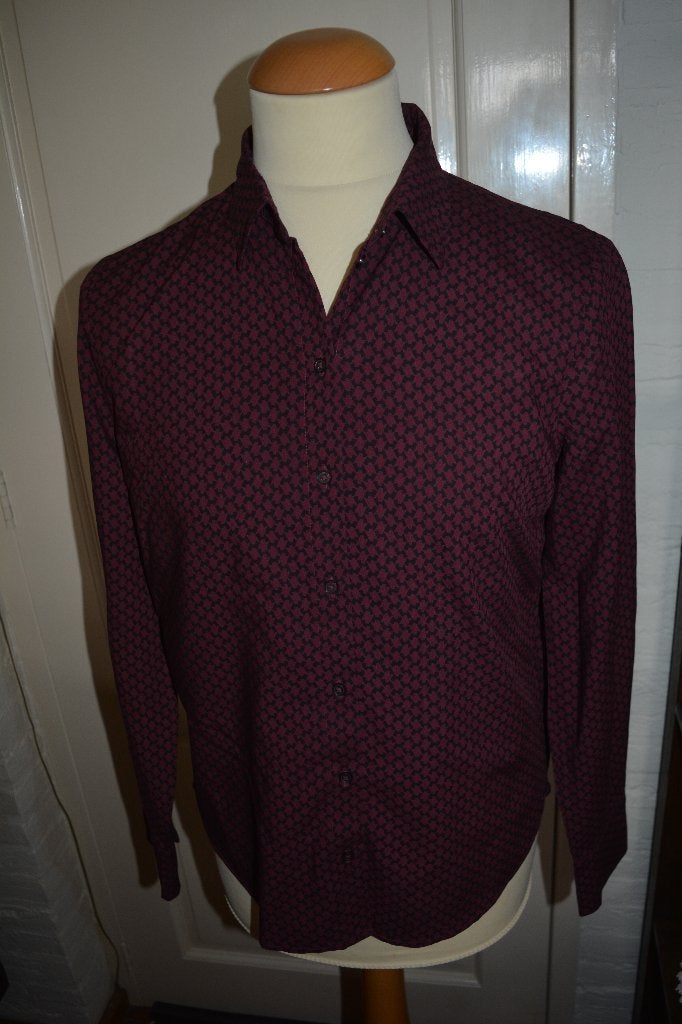 Marc O'Polo, blouse met patroon, mt 36/38, Kleding | Dames, Blouses en Tunieken, Paars, Ophalen of Verzenden, Zo goed als nieuw
