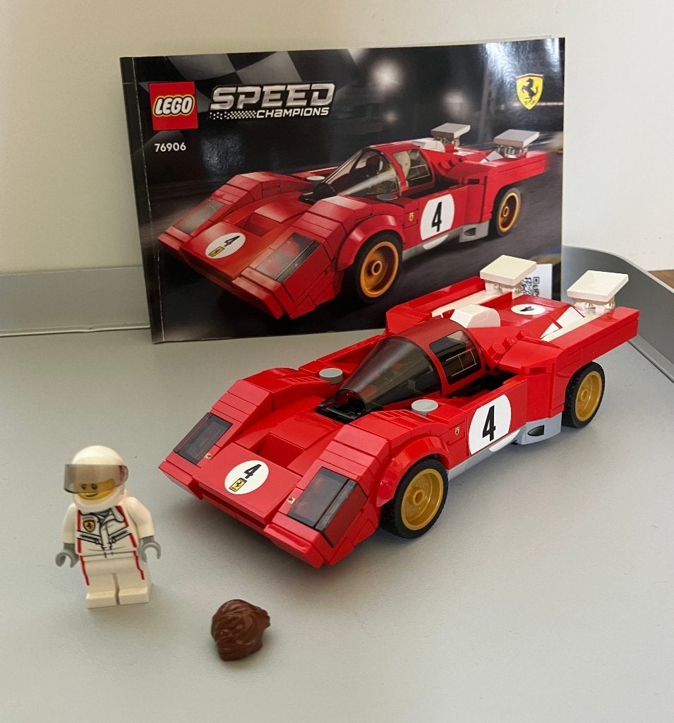 Lego Speed: 76906 - 1970 Ferrari 512 M - Compleet, Gebruikt, Lego, Inclusief instructies, Complete set