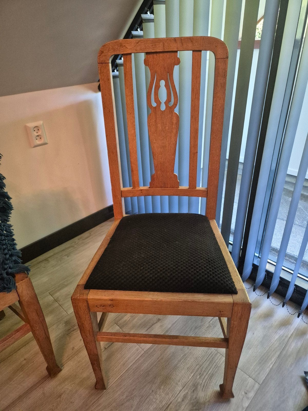 4 Franse eiken stoelen, Antiek en Kunst, Antiek | Meubels | Stoelen en Banken, Ophalen