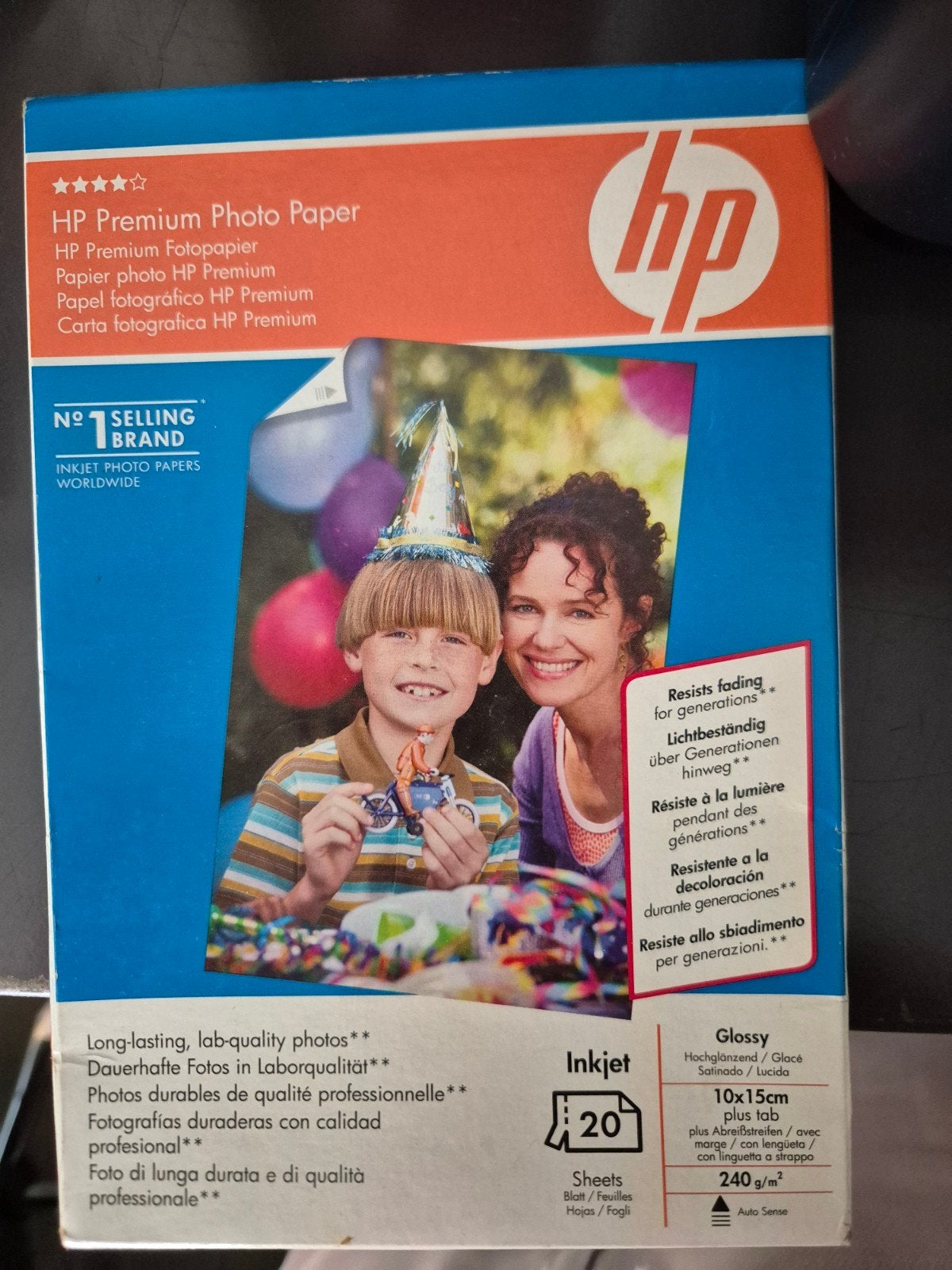HP Premium Fotopapier Glanzend 10x15cm 20 vellen, Nieuw, Glanzend, Ophalen of Verzenden, 10 x 15 cm