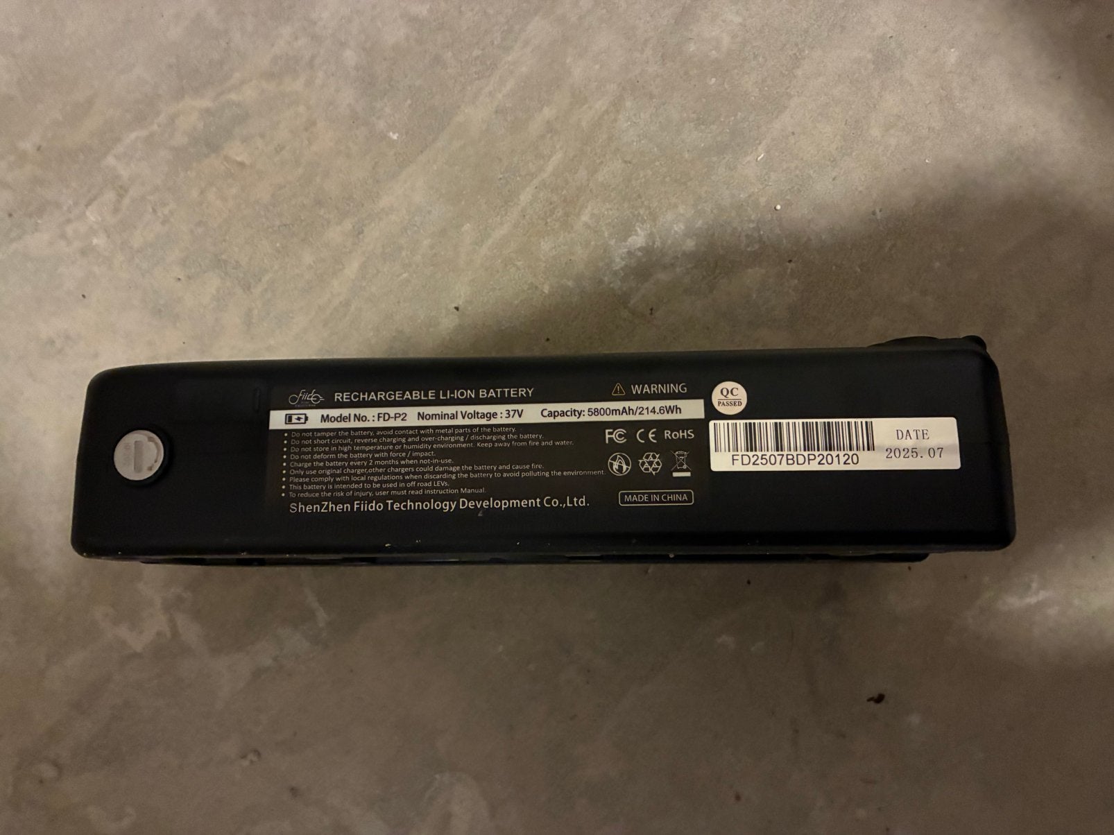 Fiido Bereikvergroter Batterij voor C21/C22/Air（208.8WH）, Ophalen, Zo goed als nieuw, Overige merken