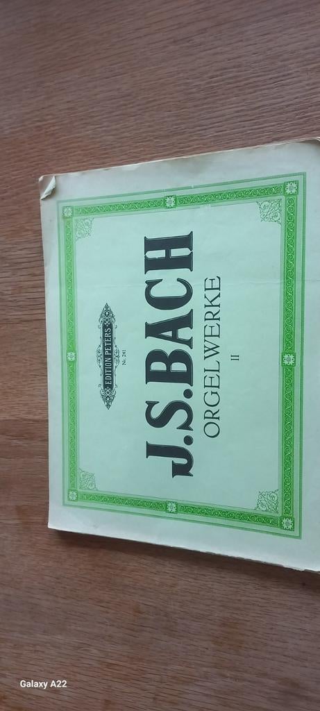 J.S. Bach Orgelwerke II - Bladmuziek voor Orgel, Ophalen of Verzenden