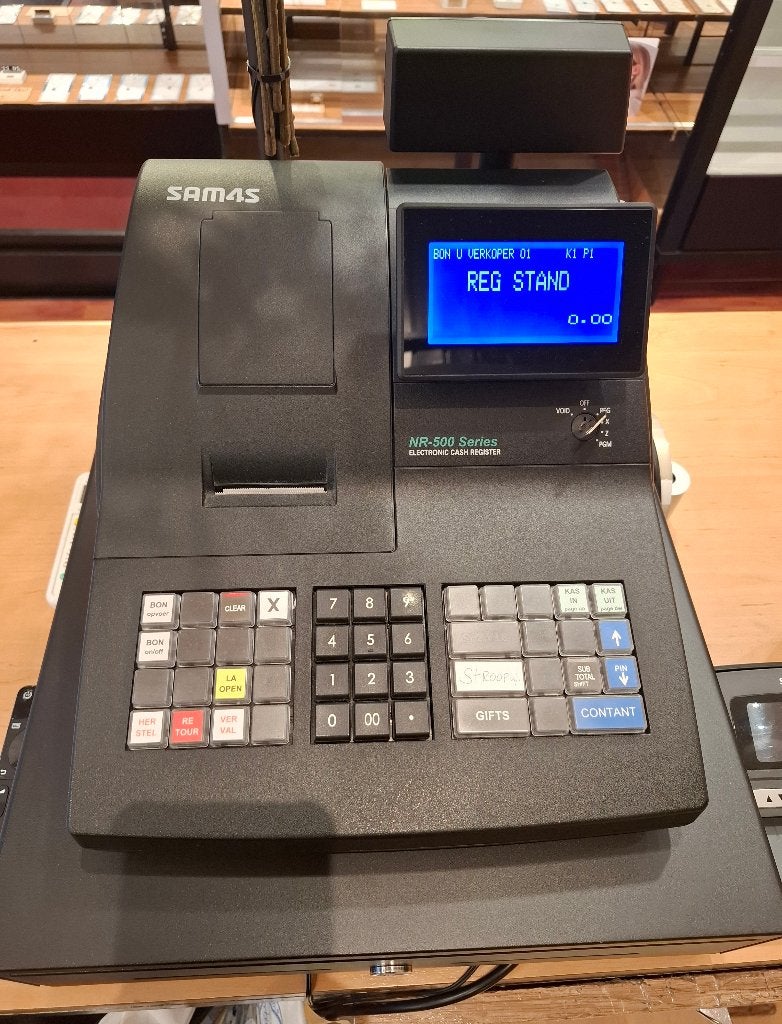 Sam4s kassa, Ophalen, Overige typen