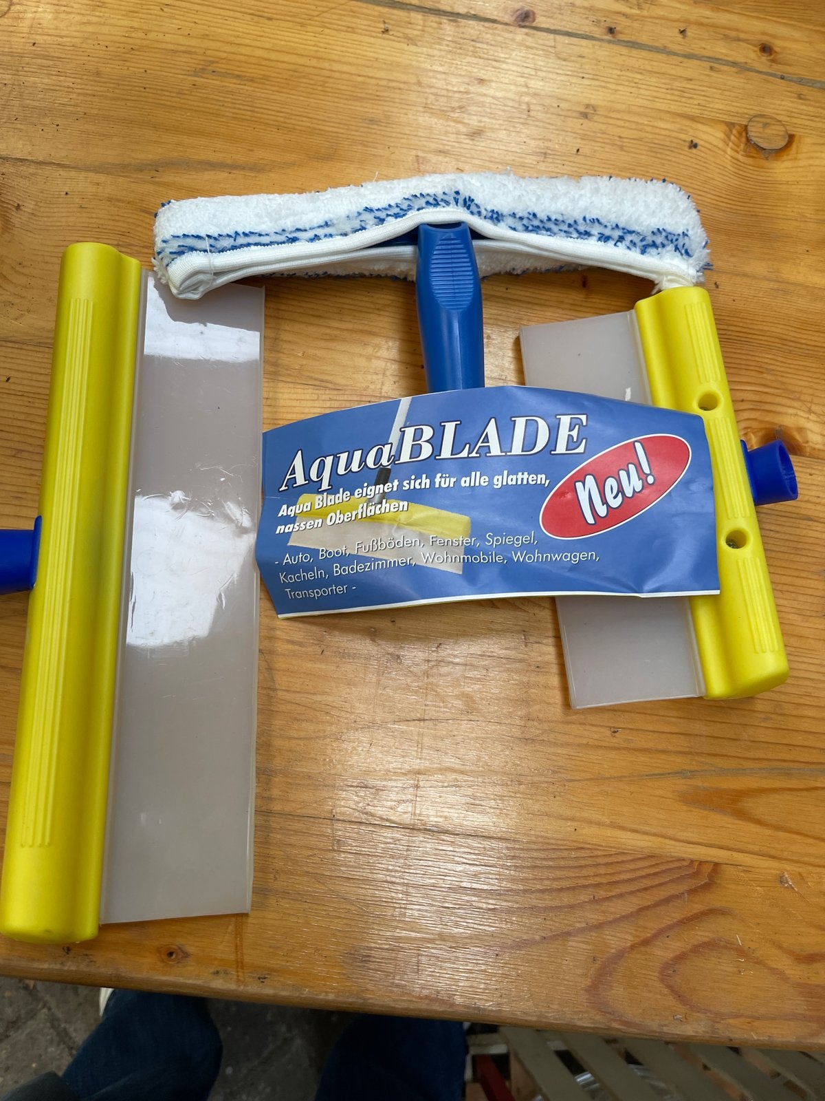 AquaBlade Raamwisser/Trekker voor alle gladde oppervlakken, Ophalen, Raamwisser of Trekker