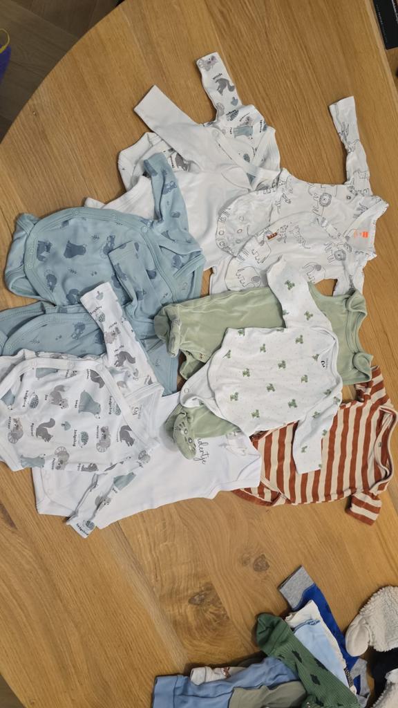 Babykleding pakket maat 50 en 56, Ophalen of Verzenden, Gebruikt, Jongetje of Meisje, Setje