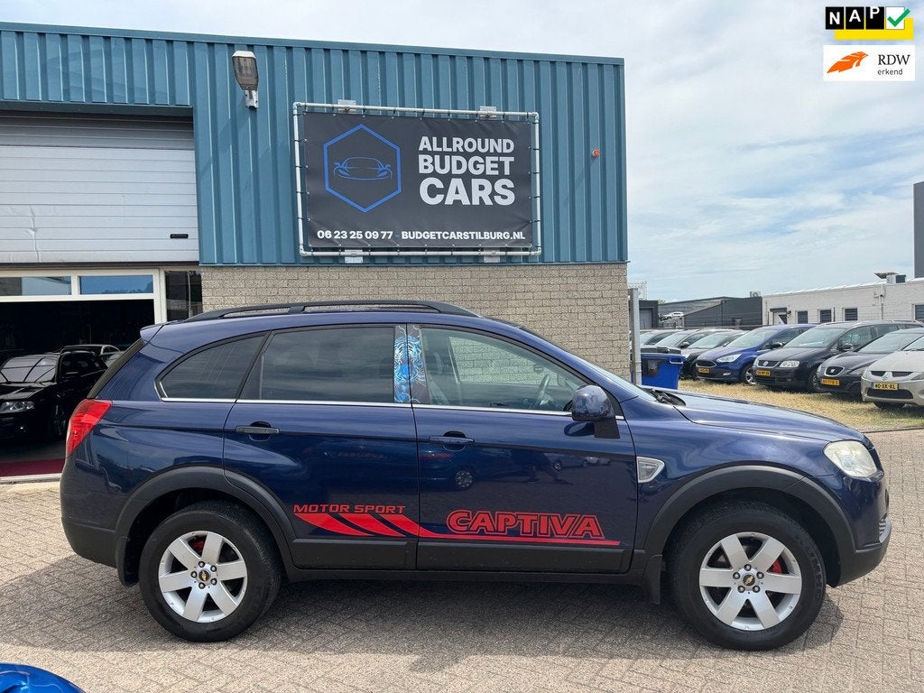 Chevrolet Captiva 2.4 Intro Edition 2WD, Auto's, Chevrolet, Voorwielaandrijving, 136 pk, Gebruikt, Zwart