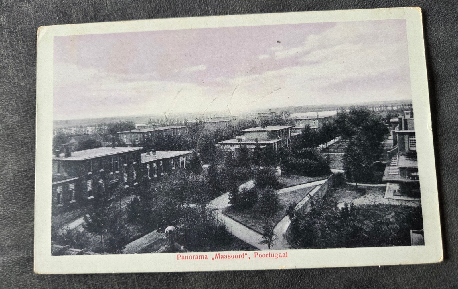 Panorama "Maasoord", Poortugaal, Verzenden, Voor 1920, Gelopen, Zuid-Holland