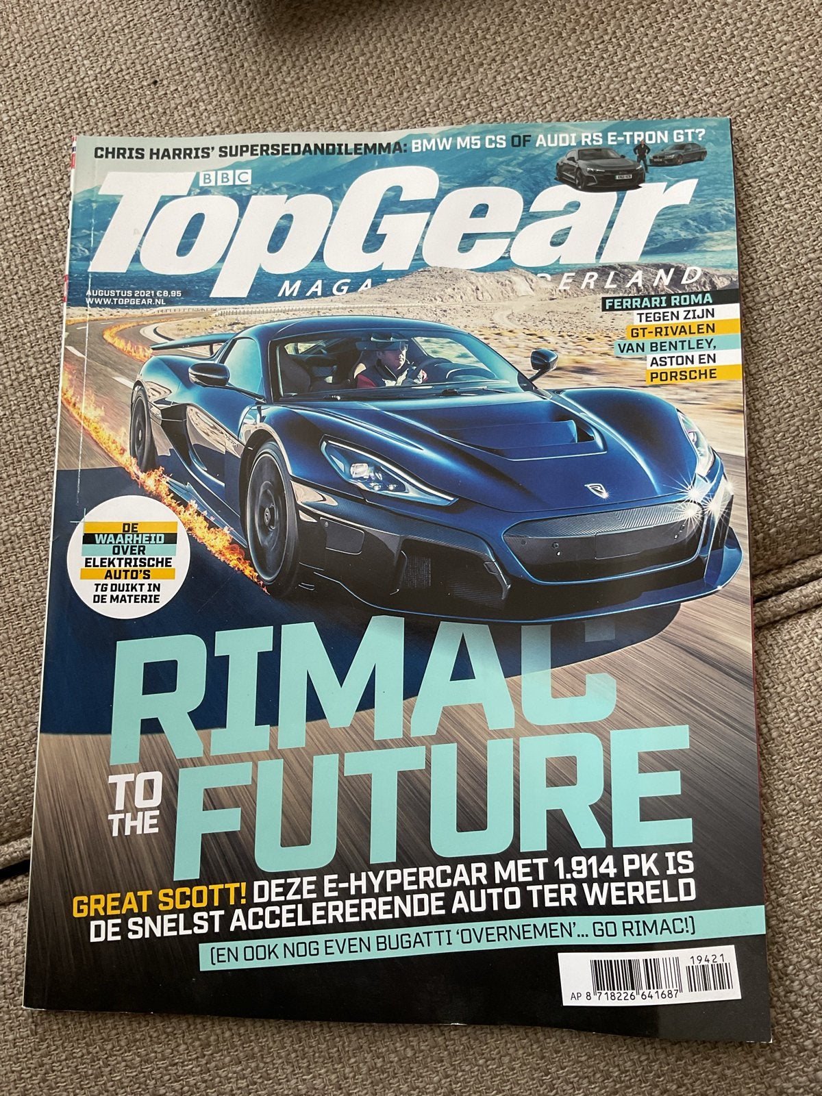 TopGear Magazine Augustus 2021 -, Ophalen of Verzenden, Gelezen, Overige typen