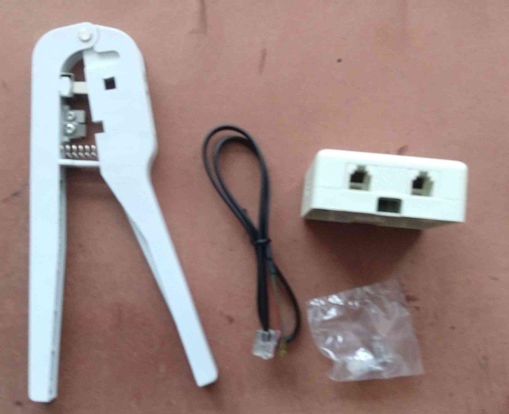 RJ11 tang , connectors en wandcontactdoos, Ophalen of Verzenden