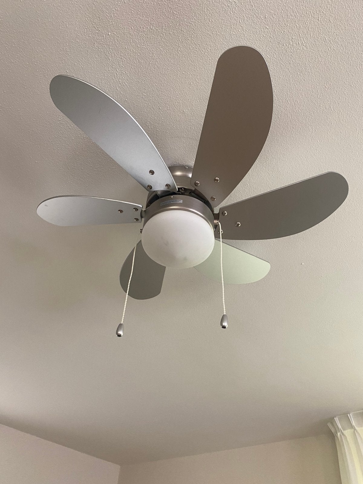 Plafond ventilator met verlichting, Ophalen, Zo goed als nieuw, Plafondventilator