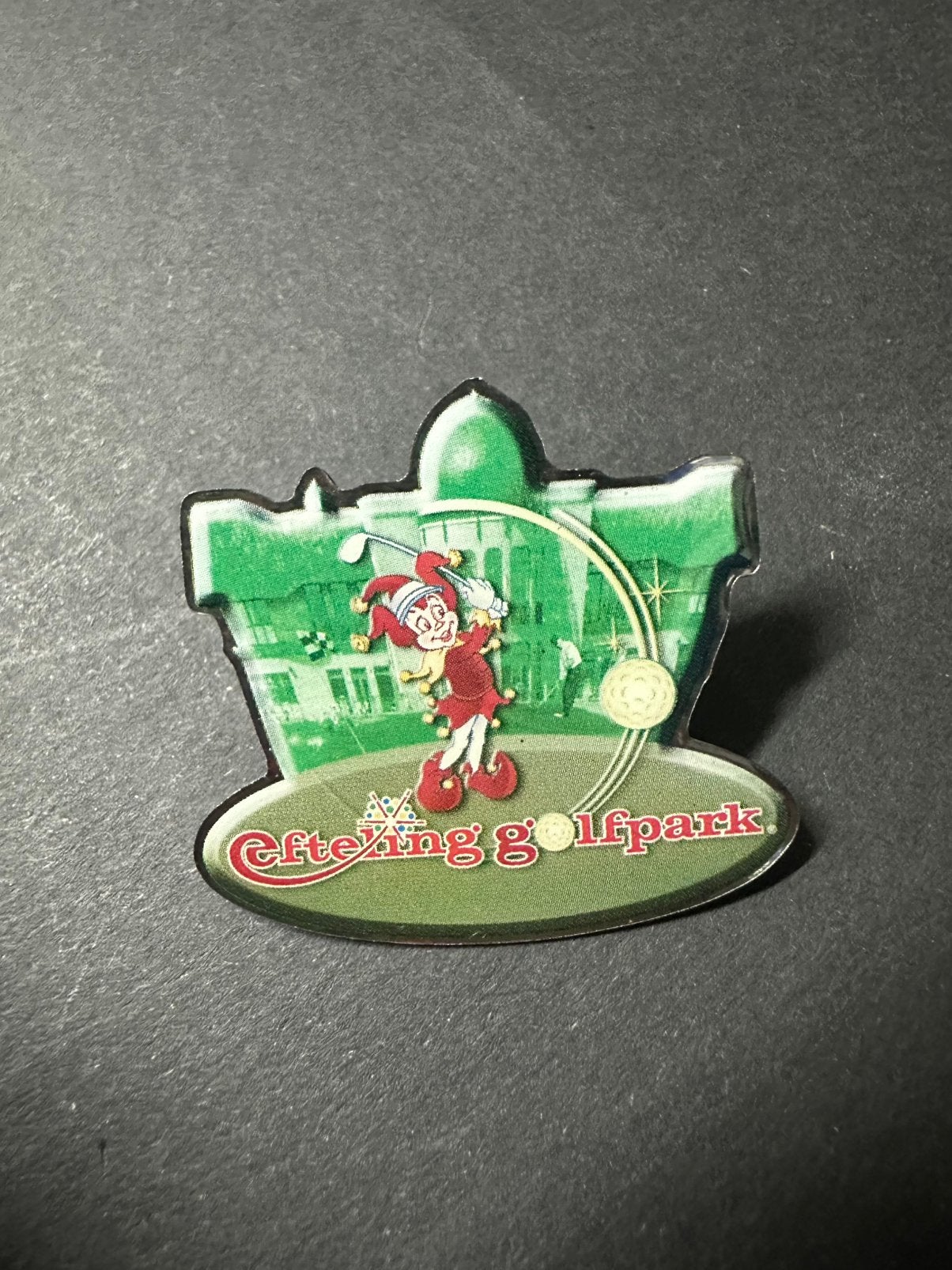 Efteling pin golfpark, Ophalen of Verzenden, Zo goed als nieuw, Button of Speldje