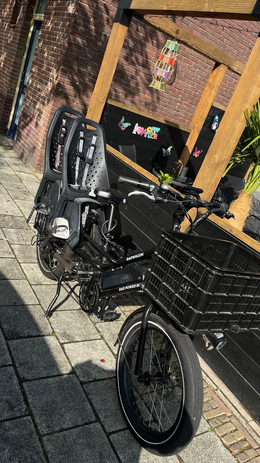 Radwagon longtail elektrische fiets met 2 Yepp zitjes, Fietsen en Brommers, Ophalen, Gebruikt, Overige merken