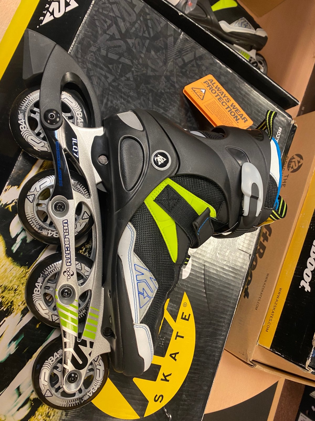K2 velocity 84 boa mt 44, K2, Nieuw, Inline skates 4 wielen, Heren