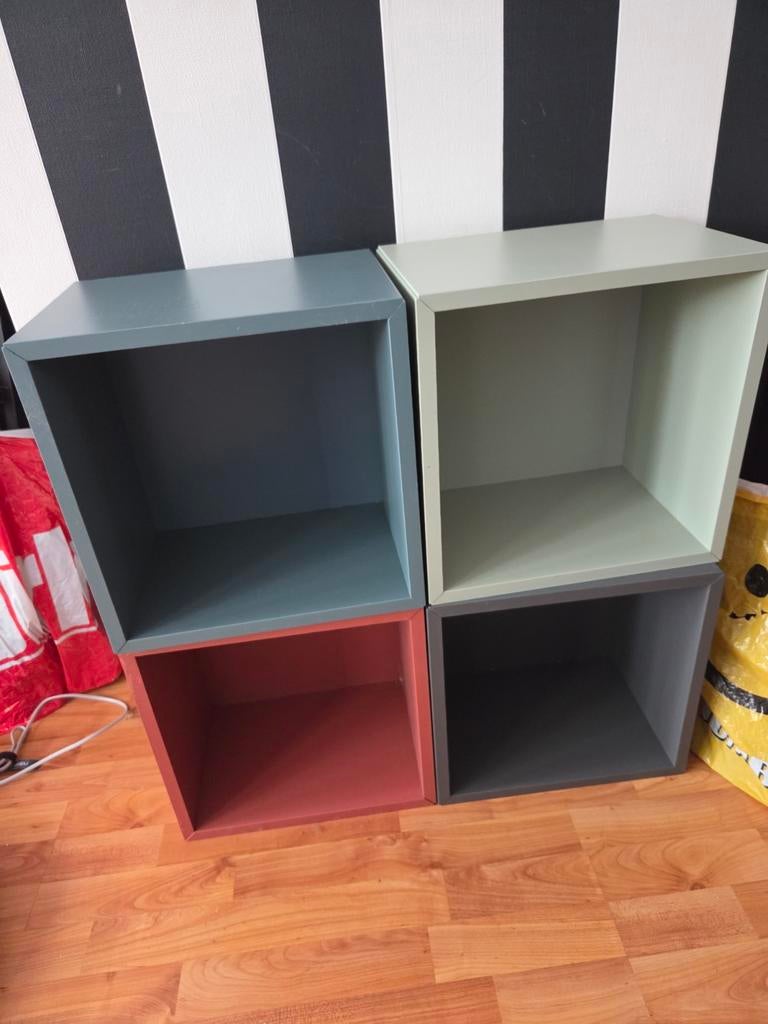 IKEA Cube Shelves (KALLAX/EKET Style) – Set of 4, Ophalen