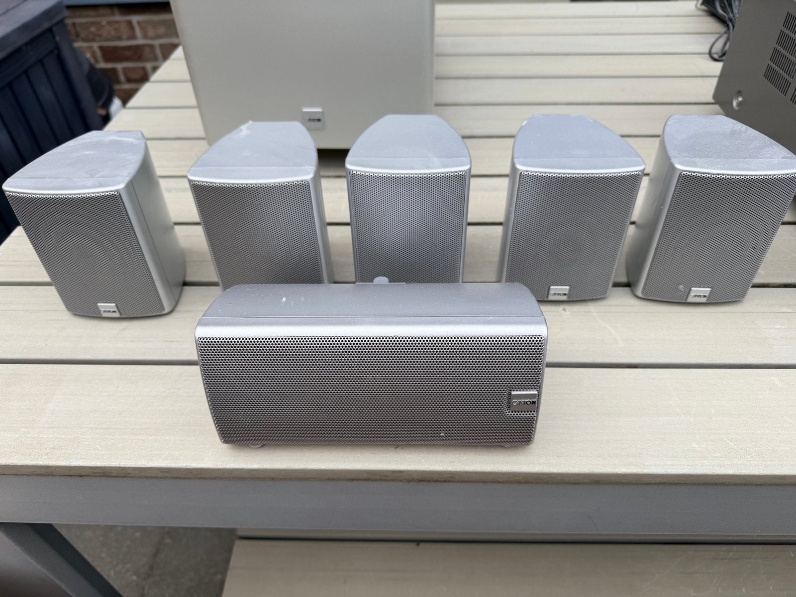 Canton MX 6.1 Speakerset met subwoofer, Gebruikt, Speakerset, Geschikt voor surround/home cinema, Minder dan 60 watt