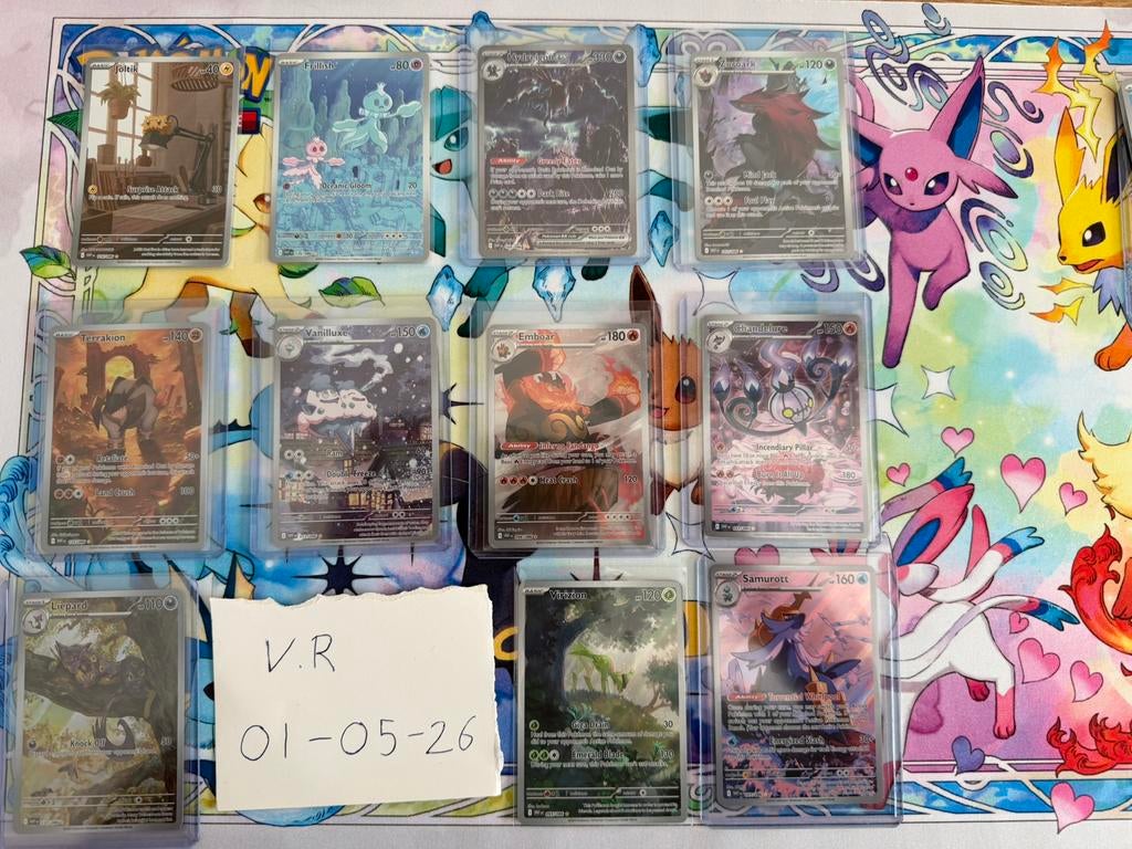 Black and White hits NM pokemon kaarten, Ophalen of Verzenden, Zo goed als nieuw, Meerdere kaarten