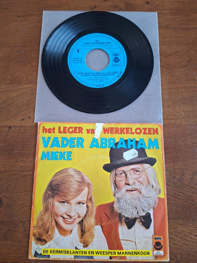 Vader abraham en Mieke ,het leger, Gebruikt, 7 inch, Ophalen of Verzenden, 1970 - 1979