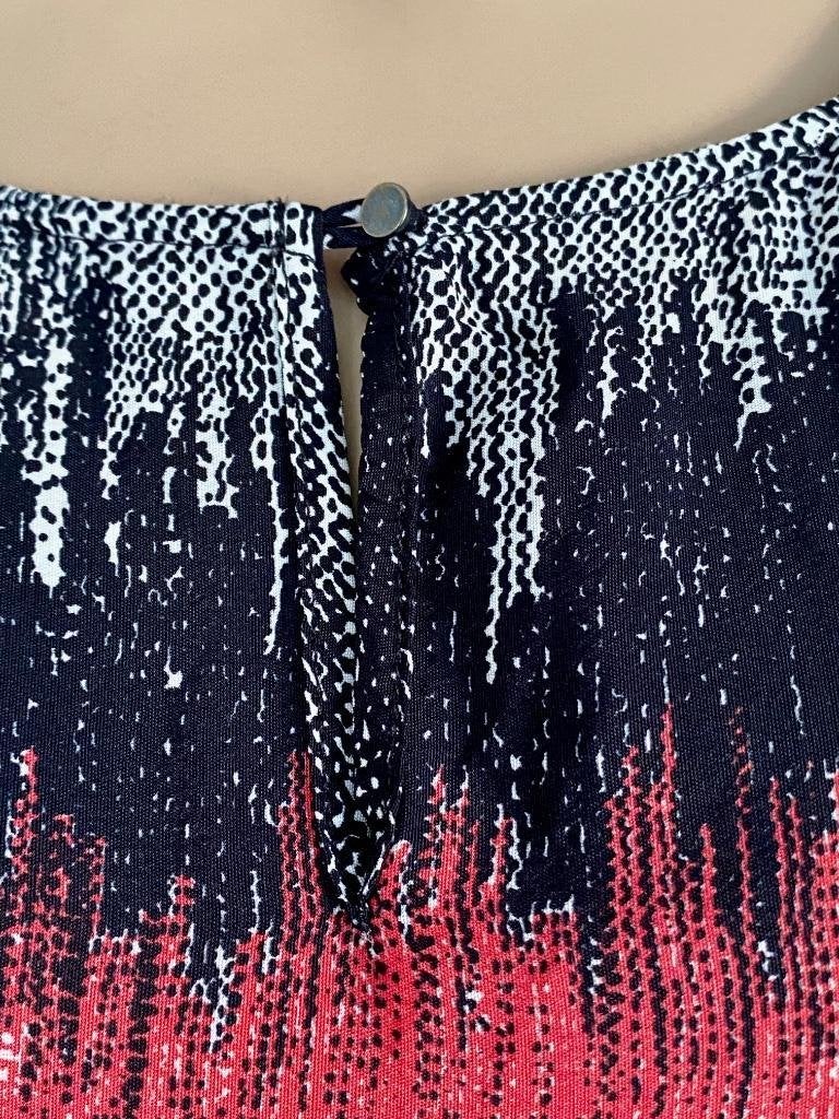 J357 Expresso maat 40=M jurk jurkje rood/zwart/wit, Kleding | Dames, Maat 38/40 (M), Expresso, Ophalen of Verzenden, Zo goed als nieuw